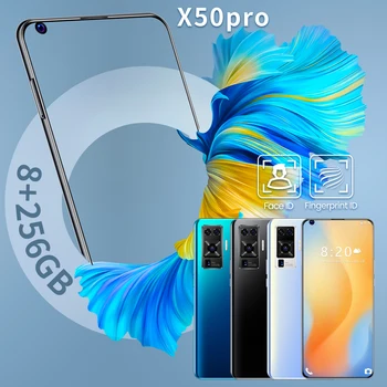 X50 Pro 512G Pasaulio Prijungti 7.2-colių didelis ekranas 6800mAh dual kortelės lizdą smartfon