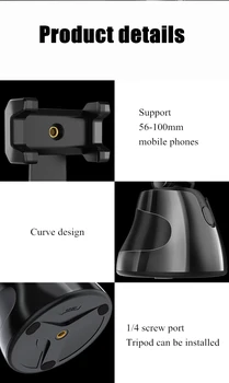 Auto Smart Fotografavimo Selfie Stick Protingas Atlikite Gimbal AI-sudėtis Objekto Sekimo Automatinis, Veido Sekimo Kamera, Telefono Laikiklis