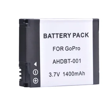 AHDBT-001 Baterija skirta GoPro HD Hero 1 2 Hero1 Hero2 Autosporto Naršyti Lauko 960 AHDBT 001 AHDBT-002