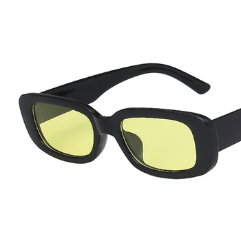 JIFANPAUL 2021 maža stačiakampio formos Akiniai nuo saulės Moterų Retro markės dizaineris aikštė akiniai nuo saulės UV400 akiniai nuo saulės, saulės akiniai moterims