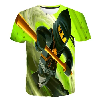 2021Summer Ninja Berniukų marškinėliai Vasarą Vaikams Drabužių Ninjago T Marškinėliai Vaikams Poliesteris Viršuje Tees Už Ninjago Kostiumas Mergaitėms T-shir
