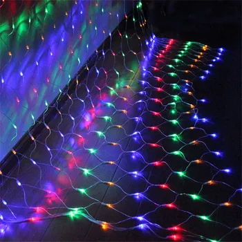 Thrisdar 3*2M 200 LED Grynasis Akių Styginių Šviesos Lauko Medžio-wrap Šviesos Neto Kalėdų Vestuves Apdailos Girliandą Pasakų Šviesos