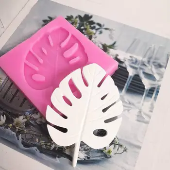 3D Lapai Silikono Formos Lapų Tortas Dekoravimo minkštus saldainius, Šokolado Tortas Įrankiai