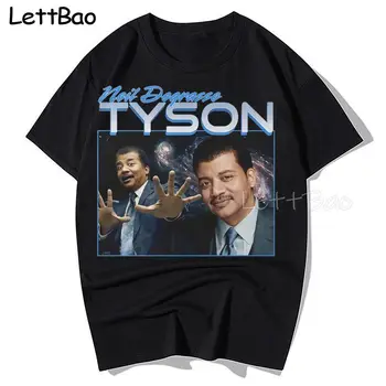 Neil Degrasse Tyson Marškinėliai Vyrams Vasaros Medvilnės trumpomis Rankovėmis Žmogus T-Shirt Hip-Hop marškinėliai Atsitiktinis Viršūnes Mens Tee Marškinėliai Droshipping