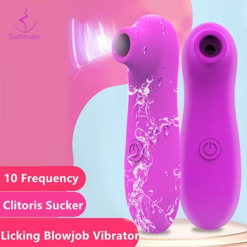 Čiulpti Vibratorius Clit Sucker-Klitorio Stimuliatorius Masturbator Dildo Spenelių Lyžis Kalba Blowjob Žaislai Suaugusiems, Sekso Žaislai, Moteris