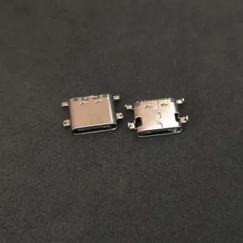 2vnt Lenovo S5 K520 USB 3.1 C Tipo Jungtis 16 Pin Moterų stačiu Kampu SMT Tab USB lizdas 3.1 Versijos Lizdą talpykla