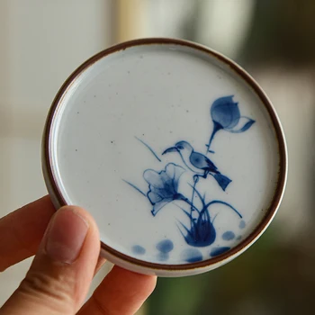 CHANSHOVA 70/90 ml Kinų stiliaus Handpainted Keraminės kavos puodelio lėkštė nustatyti teacup nustatyti Geriamojo Indai Kinijos porceliano H436