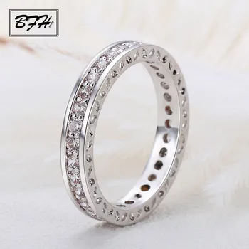 Naujas Mados Karšto Pardavimo Kristalų Sužadėtuvių Žiedai Už Womne Nagų Dizaino AAA Balta Kubinis Cirkonis Elegantiškas Žiedai Moterų Vestuvių Papuošalai