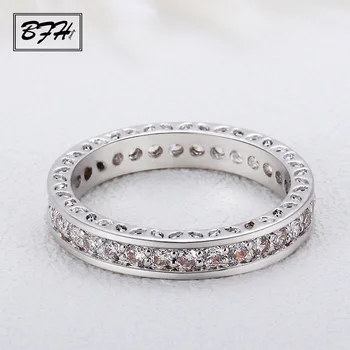 Naujas Mados Karšto Pardavimo Kristalų Sužadėtuvių Žiedai Už Womne Nagų Dizaino AAA Balta Kubinis Cirkonis Elegantiškas Žiedai Moterų Vestuvių Papuošalai