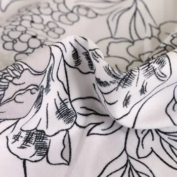 Gėlių, augalų, Namų Tekstilės patalynės komplektas paprastas statymas nustatyti antklode padengti nustatyti 2019 pagalvės užvalkalą lova 3pcs/ 4pcs MUMS JP AS dydis