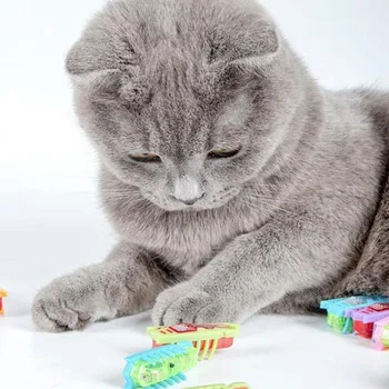 1pcs Pet Žūklės Žaislai Kačių Ir Šunų Kačių Žaislai Automatiškai Elektros Naminių Kačių Žaislas Pėsčiomis Vabzdžių Žaislai Tiekimą Katės Šunys
