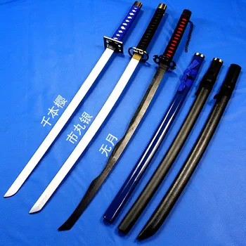 [Juokingi] 104cm Cosplay, Anime Bleach ginklas Rukia Kurosaki IchigoKu medinis Kardas Kostiumas šalis Anime rodo Japonijos samurajų kardas dovana