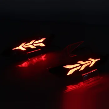 2VNT Automobilio LED Galinis Bamperis Rūko Žibintai Honda HRV HR-V - 2019 2020 Stabdžių Žibintas Posūkio Signalo Atsarginės Reflektorius Lempos galiniai Žibintai