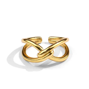 925 Sterlingas Sidabro Žiedai Moterų Kryžius Aukso Spalvos Senovinių Vestuvių Madinga Papuošalai Didelio Aukščio Antikvariniai Žiedai Anillos