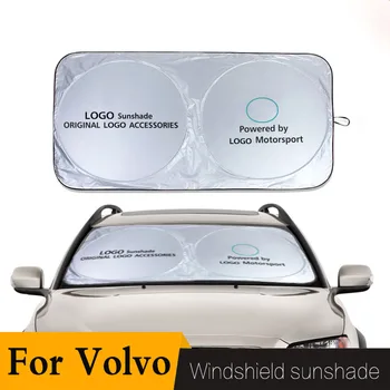 Automobilio Priekinis Stiklas gaubtas Volvo Automobilių Saulė Pavėsyje Dangtelio priekinio, galinio Stiklo skėtį nuo saulės UV Apsauga Automobilio Saulės Atspalvis, Raštas, Aksesuarai