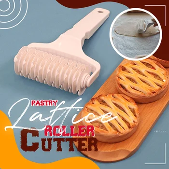 1PC Aukštos Kokybės Pyragas Pica Cutter Konditerijos Bakeware Įspaudas Tešlos Volelį Grotelės Roller Cutter Torto Įrankius, Plastikinių Kepimo Įrankis
