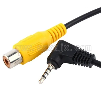 JX jungtis, Skirta GPS Keitiklio Kabelį Mini Laidas AV Video Laidas 2,5 mm Stereo Jack Male Kištukas RCA Female Adapter Cable
