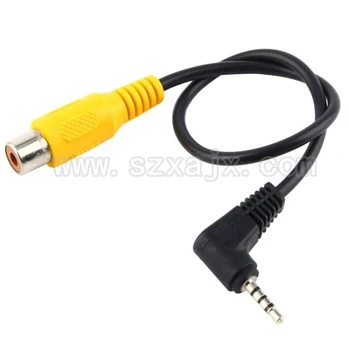 JX jungtis, Skirta GPS Keitiklio Kabelį Mini Laidas AV Video Laidas 2,5 mm Stereo Jack Male Kištukas RCA Female Adapter Cable