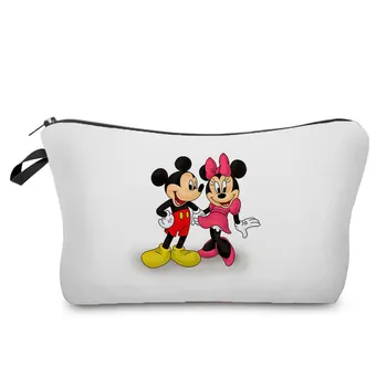 Disney Mickey Minnie Spausdinti Kelionių Saugojimo Krepšys Moterims Raudona Organizatorius Kosmetikos Krepšys Animacinių Filmų Mini Krepšys Custom Modelis Vaikas Saldainių Maišelis
