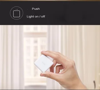 Aqara Magic Cube Valdytojas Zigbee Versija kontroliuoja Šešis Veiksmus, Gestus Už Xiaomi Mijia Mihome Aqara app 