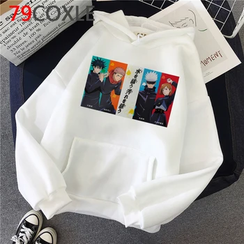 Džiudžiutsu Kaisen hoodies vyrų Korėja Negabaritinių streetwear harajuku vyrų drabužiai 2020 m.