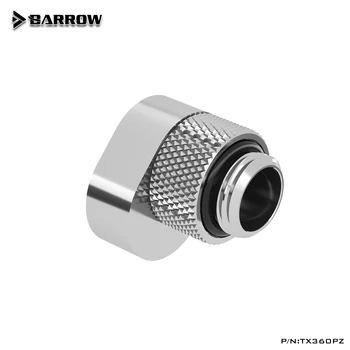 Barrow vandens aušinimo montavimo G1/4' 360°sukimosi kompensuoti adapteris vamzdžio jungtis Vyrų ir Moterų Extender Detalės TX360PZ