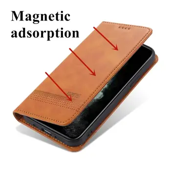 Deluxe magnetinio adsorbcijos odos atveju KOLEGA A15 A15s flip cover piniginės apsaugos atveju rubisafe fundas