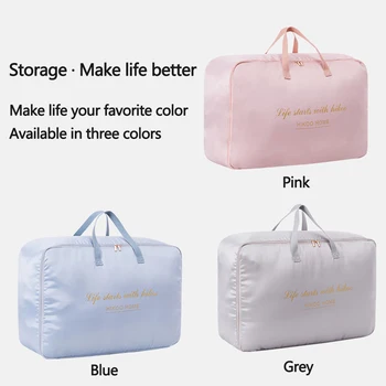 Namų ūkio nešiojamų antklodė saugojimo krepšys duffel maišą nešti maišą saugojimo krepšys spinta drabužių rūšiavimo maišelį spintoje kabo saugojimo krepšys