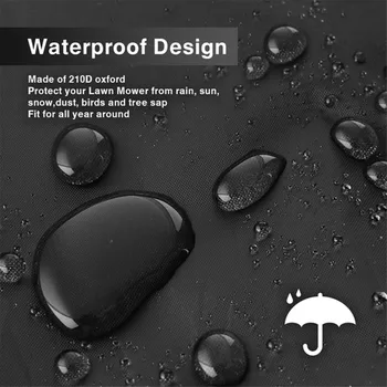 Weeder Dulkių Dangtelį Vejapjovės Padengti Oksfordo Audinio Anti-UV 210D Rainproof skėtį nuo saulės Audiniu Lauko Sodo Saulės Nepraleidžia Atspalvis
