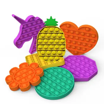 Ananasų Formos Push Pop Burbulas Jutimo Fidget Žaislai Streso Atsarginiais Nerimas Reljefas Išspausti Jutimo Žaislas Vaikams Suaugusieji