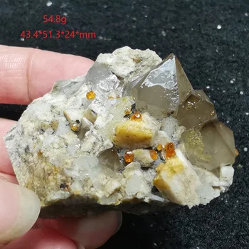 Natūralus granatas mineralinių pavyzdys akmens apdaila kristalų gijimas energijos geologijos mokymo kolekcijos papuošalai