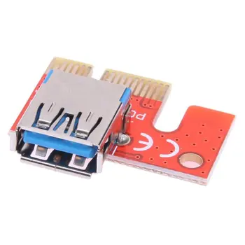 60cm PCEI64P-N03 007S PCI-E Extender Riser Card PCI Express 1X iki 16X Pjesė Valdybos USB 3.0 Kabelis SATA Maitinimo Laido BTC Kasyba