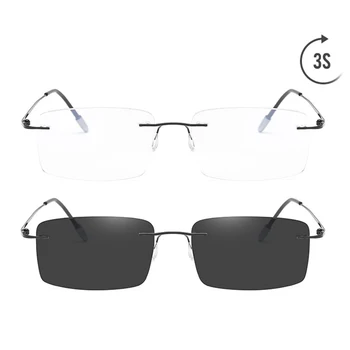2021 Photochromism Progressive multifocal skaitymo akiniai vyrų Naujas Verslo skaitymo akiniai moterų anti-mėlyna presbyopic akiniai