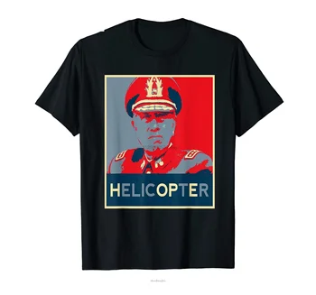 Bendrieji Augusto Pinochet Sraigtasparnis Naujovė Dovana T-shirt medvilnės marškinėlius vyrų vasaros mados t-shirt euro dydis