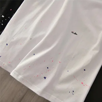 Ader Klaida marškinėliai Vyrams, Moterims Adererror Splash rašalo, Dažų Mažas skraidančios lėkštės Viršaus Tees T-shirt