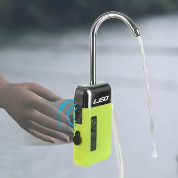 Lauko Žvejybos Prisotinimas Oro Siurblys USB Pažangios Automatinės Vandens Deguonies Siurblys Nešiojamų Smart Indukcijos LED Šviesos
