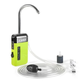 Lauko Žvejybos Prisotinimas Oro Siurblys USB Pažangios Automatinės Vandens Deguonies Siurblys Nešiojamų Smart Indukcijos LED Šviesos