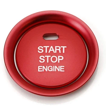 2vnt Nustatyti Keyless Variklio Push Start Mygtukas ir Aplinkinių Apdailos Žiedas Mazda 3 6 CX-3 CX-5 CX-9 MX-5 su Tiesioginio Variklio paleidimas