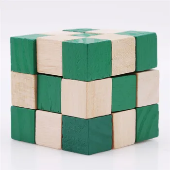 Tradicinių Medinių Kong Ming užraktas magija valdovas Žvalgybos Užraktas Smegenų Kibinimas Įspūdį Švietimo Žaislai Magic Cube