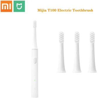 Originalus Xiaomi Mijia Sonic Elektros dantų šepetėlį Mi T100 Dantų Šepetėliu Spalvinga USB Įkrovimo IPX7 atsparus Vandeniui Travle Scoocl Namuose