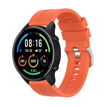 Silikono Watchband 22mm Dirželis Xiaomi Mi Žiūrėti Spalva Sporto Edition Smartwatch Pakeitimo Apyrankės Apyrankės Priedai
