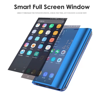 Smart Veidrodis Apversti Telefoną Atveju Xiaomi Redmi Pastaba 8pro Atvejais 360 3D Galinio Dangtelio Xiaomi Redmi S2 Eiti 7A 6A Pastaba 8 7 6pro Funda