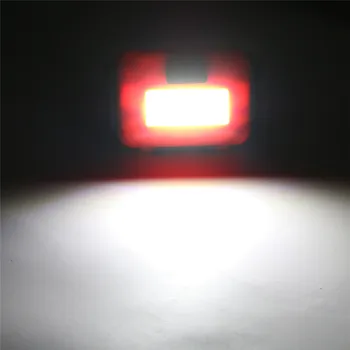 Mini COB LED Žibintų 3 Rūšių Žibintai, Kempingas Medžioklės Žibintuvėlis kaktos Žibintuvėlį Lanterna Lauko Automobilių Remontas Šviesos