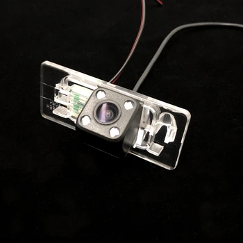 Už Skoda Fabia 5J Puikus 3T Yeti 5L 2008-Automobilio Galinio vaizdo Kamera, atbulinės Atsarginės automobilių Stovėjimo aikštelė Kameros LED Naktinio Matymo Vandeniui