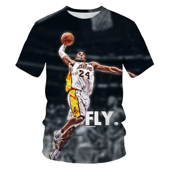 Krepšinio žvaigždė nuostabių akimirkų 3D spausdinimo mados vyriški T-shirt lauko sporto jersey plius dydis T-shirt kvėpuojantis marškinėliai