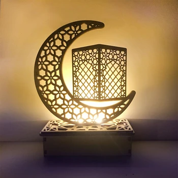 Mubarakas Medinis Pakabukas Baterija Ramadanas, Papuošalai, Namų Islamo Musulmonų Šalies Eid Dekoro Kareem Ramadanas Puošimas Ornamentais