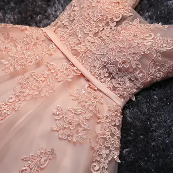 Elegantiškas Pearl Pink Prom Dresses 