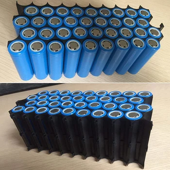 1pc Baterijų Laikiklis 10x Ląstelių Plastiko For18650 Baterija Tarpiklis Turėtojas Cilindrinių Elementų Laikiklis Stendas