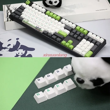 Varmilo VD87 Panda Mechaninė Klaviatūra 87-Mygtukas dual mode laidinio+Bluetooth 5.0 Cherry Žaidimas Biuro Klaviatūra
