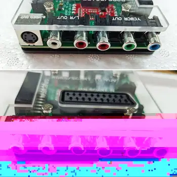 RetroScaler SCART RGBS Į YUV YCBCR Video Konverteris, Skirtas KOMPONENTAS(YCBCR)/S Terminalas Skaičiuoklė